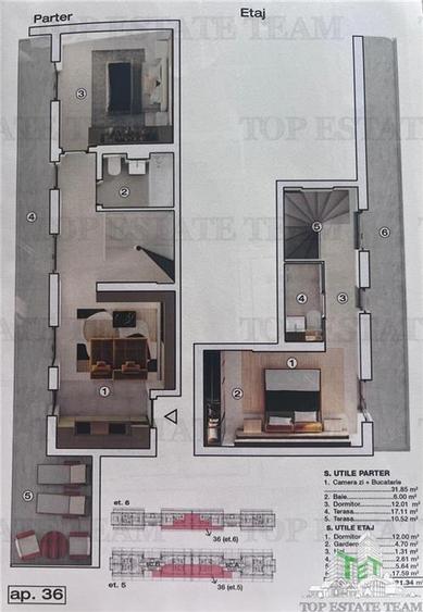 PentHouse modern 3 camere, incalzire in pardoseala, posibilitate loc de parcare