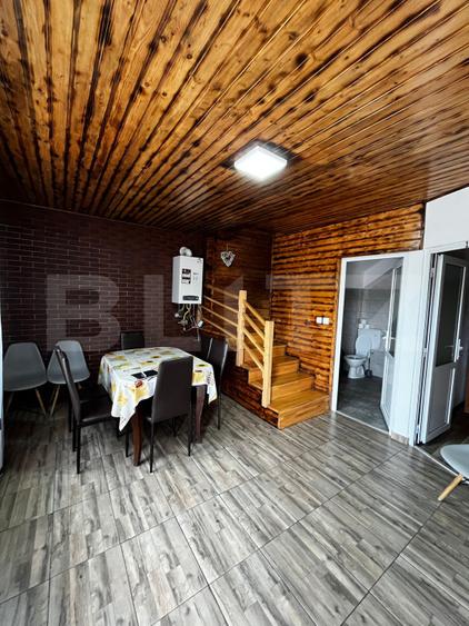 Cabană cu 3 dormitoare, 3 băi, terasă și teren de 400 mp în Băile Figa