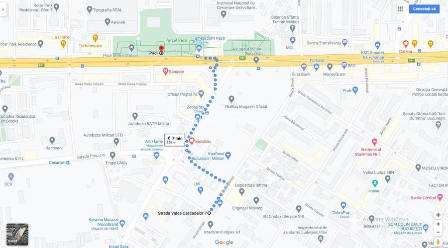 Garsoniera de Inchiriat Zona Pacii | 7 Minute Reale de Metrou - 8
