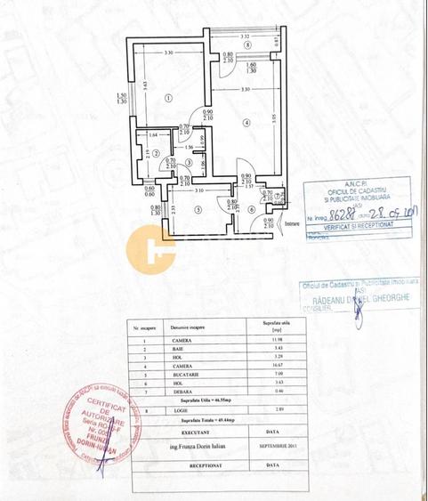 2 Camere - Zona Tudor – Iulius Mall - Etaj 1 – Ideal Investiție sau Locuit