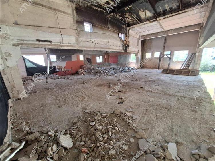 Spatiu cu suprafata de 500 mp si teren de 1159 mp in zona Strand Sibiu