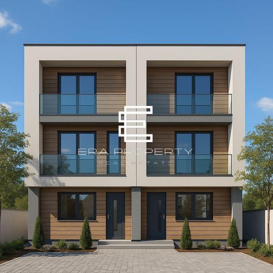 Casă modernă în Sibiu 13Omp utili – etaj retras, terase -teren 255 mp