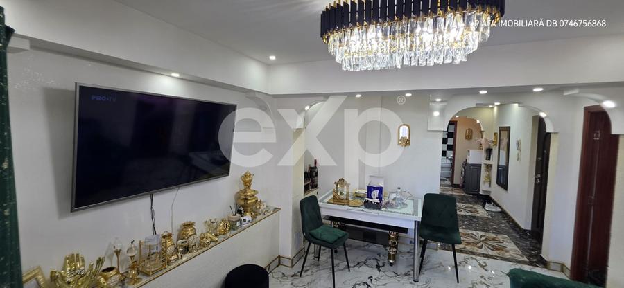 Apartament unic de 4 camere (reorganizat inteligent), Mobilat & Utilat - etaj 2