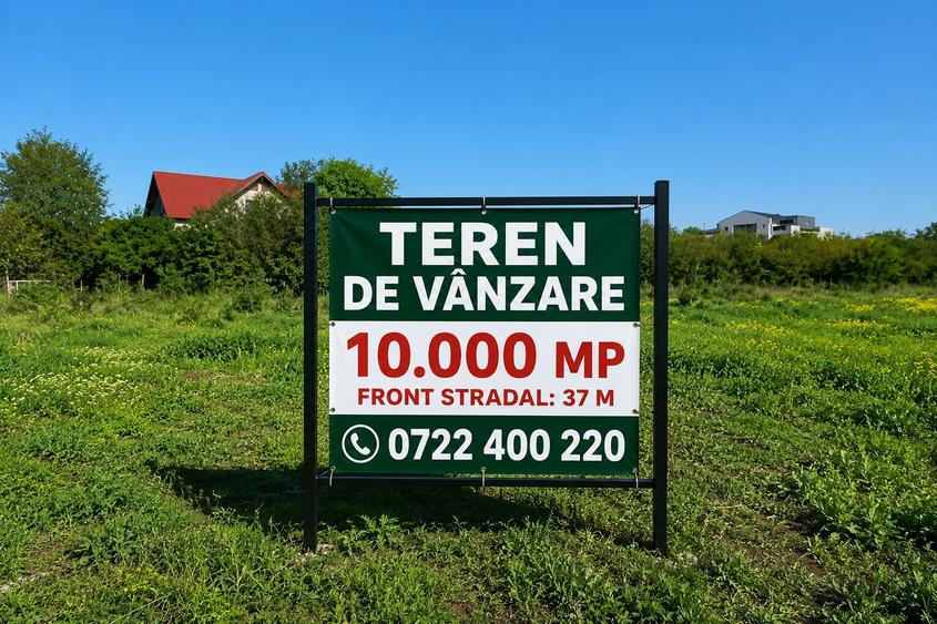 Teren  stradal dezvoltare imobiliara