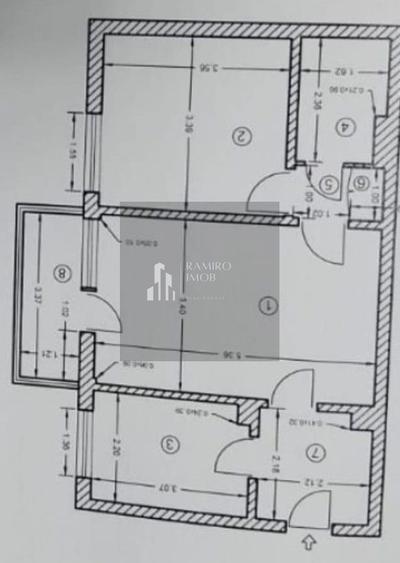 Apartament 2 camere, Auchan Titan/1 Dec 1918, mobilat-utilat, renovat