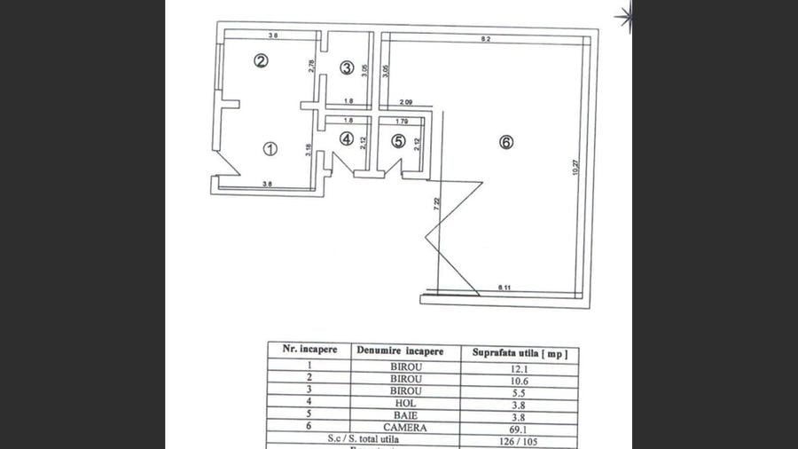 Spațiu comercial 105 mp + curte, zonă intens circulată