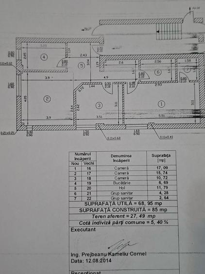 Fundeni -vis a vis de spital-str Sargetie-3 canere,centrala proprie-constr 2014