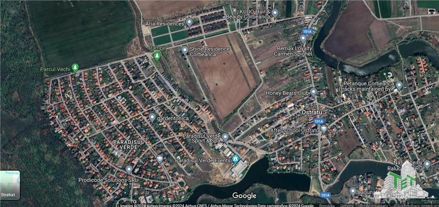 Teren intravilan pretabil constructie case langa Paradisul Verde