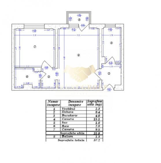Lujerului-Veteranilor | 2 camere | centrala proprie