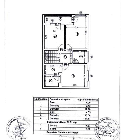 Vanzare casa 4 camere tip duplex Otopeni - Odaile, P+1+Pod, curte proprie ! - 2