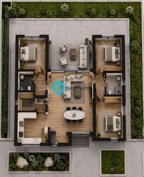 Proiect Inedit |Casa singulara model U