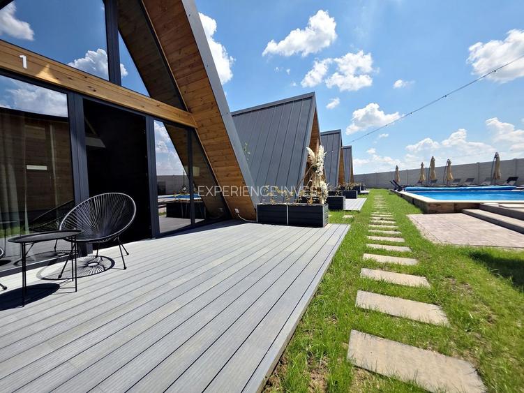 AFACERE LA CHEIE | Complex Turistic Premium A-Frame + Piscină | Snagov - 7