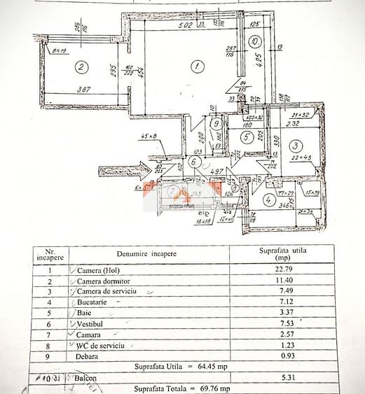 Pet Frendly-3 camere-centrală proprie AC |bloc interbelic | Piața Romană - Dacia - 20