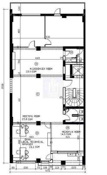 Cladirea de Birouri de Vanzare S+P+4 1000mp *Domenii* - 15