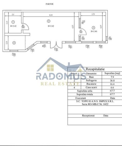 Casă P+1 I 3 Cam + 2 Băi I Piscină acoperită/încălzită I Teren 621 Mp - 1