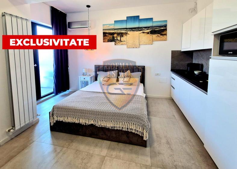 Studio Tomis Villa, 30mp, vedere la mare, Mamaia Nord, balcon, centrala gaz, A/C