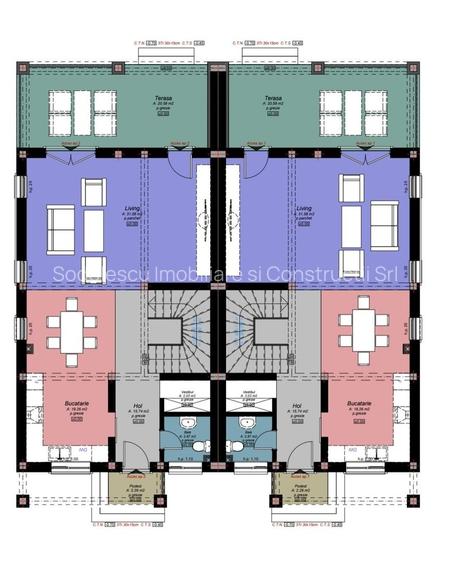 Duplex cu 4 camere si teren generos - Padurea Verde - 3