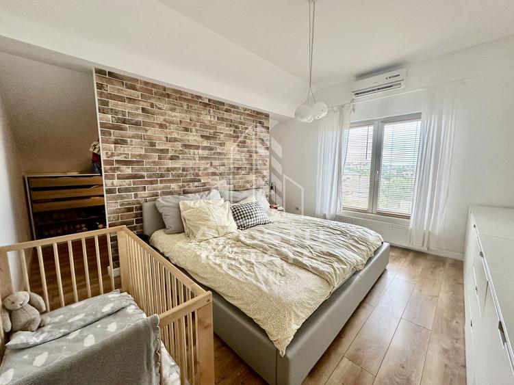 Apartament cu 3 camere, 2 terase, mobilat, la asfalt, zona Planetelor