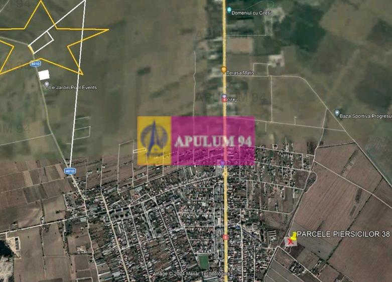 Teren Intravilan cu front stradal la un Drum Principal langa București