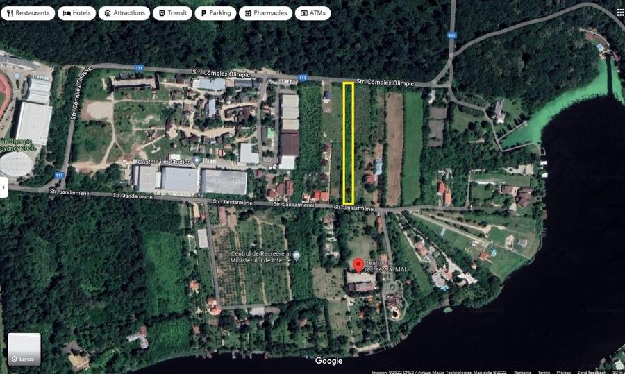 Teren intravilan, Snagov Izvorani, str. Jandarmeriei, 5000 mp,
