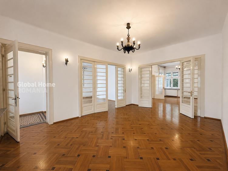 Apartament interbelic 147 mp | Terasă 24 mp | Intrare individuală | Dorobanți