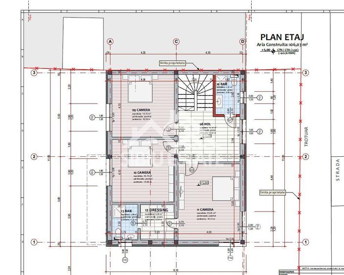 Teren constructii de vanzare zona Piata Cluj cu proiect extindere