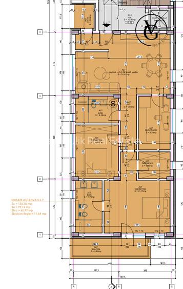 LKB Residence | Apartament decomandat cu 3 camere | Elvila | 99mp - 15