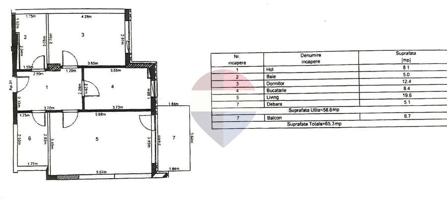 Apartament 2 camere Smart + parcare | Alphaville Arena Brașov, mobilat