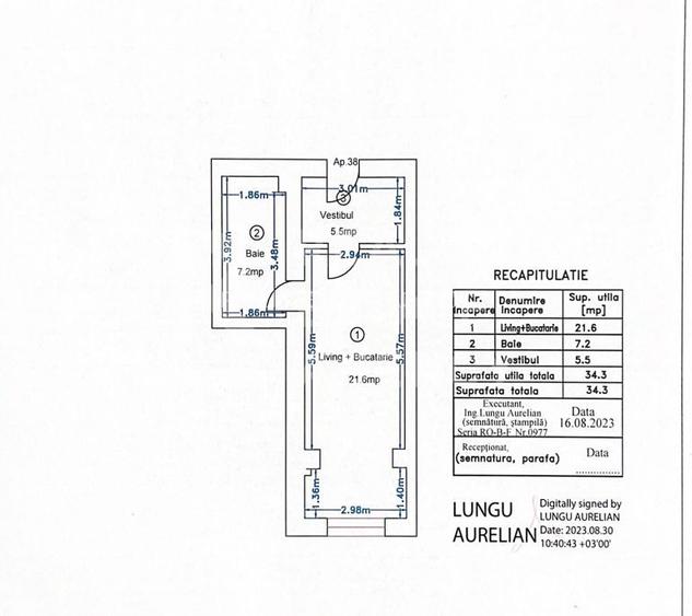 Studio, Pipera, oportunitate investiție - randament 6,2% - 14
