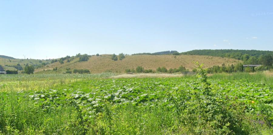 Teren de vanzare Savadisla 1400mp front la 2 drumuri