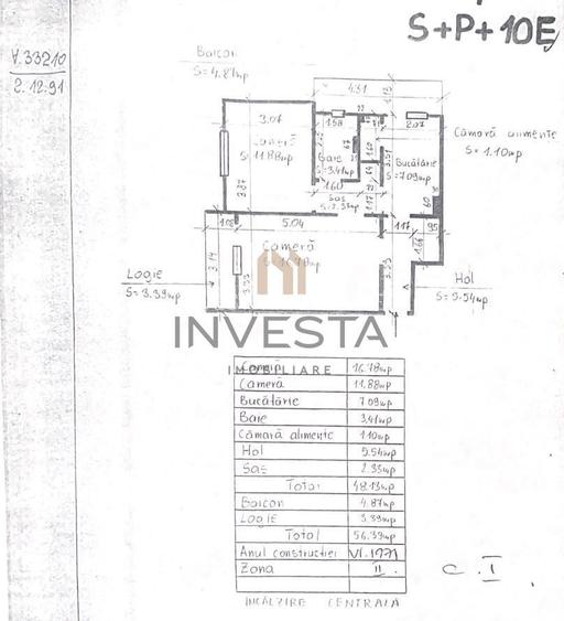 Apartament 2 camere decomandat, etaj intermediar, zona Gheorgheni! - 8