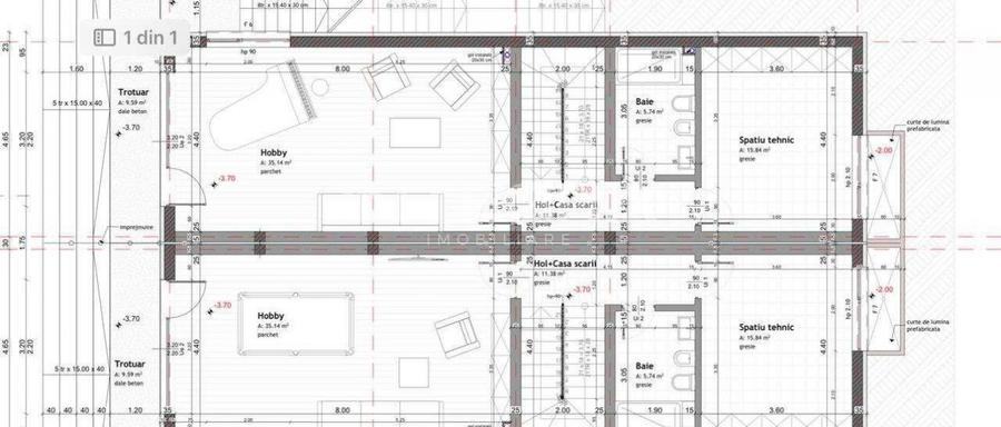 Casa Finisata | 193Mp  cu  Terasa Panoramica 65Mp | Parcare | Cart. Tineretului