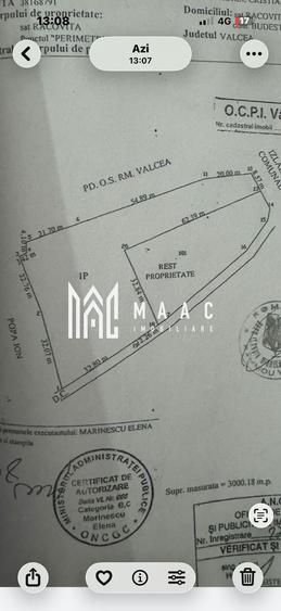 Teren intravilan de vânzare | Budești | 3.000 mp