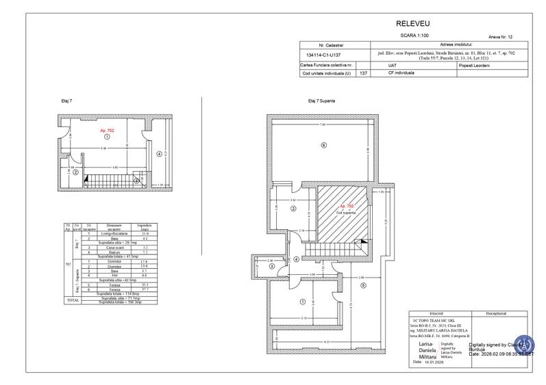 Duplex cu terasa de 73 mp | Vedere la piscina | Metrou Berceni 10 minute |