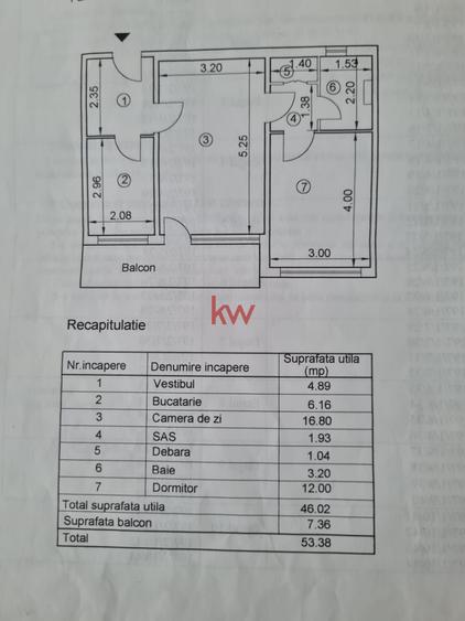 Apartament cu 2 camere in Podu Ros, langa Palas!