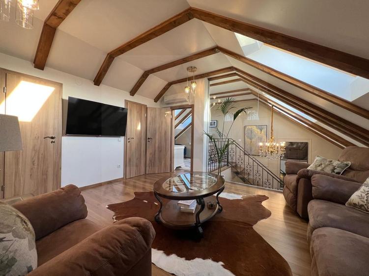 Penthouse lux 122 mp utili 4 camere 3 bai etaj 2 in Arhitectilor