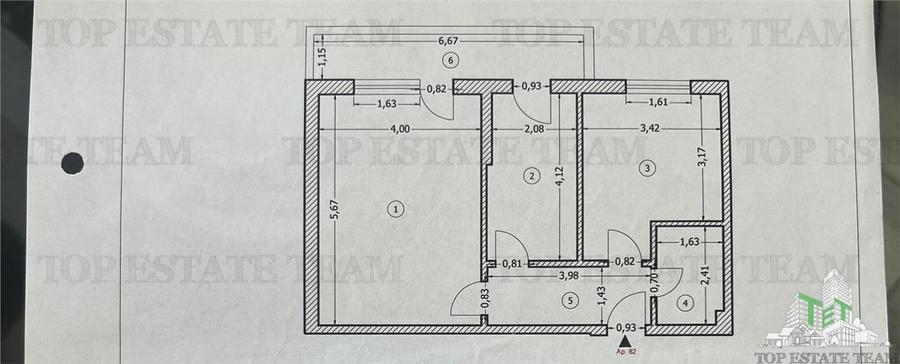 Apartament 2 camere in bloc nou, Pucheni/Rahova