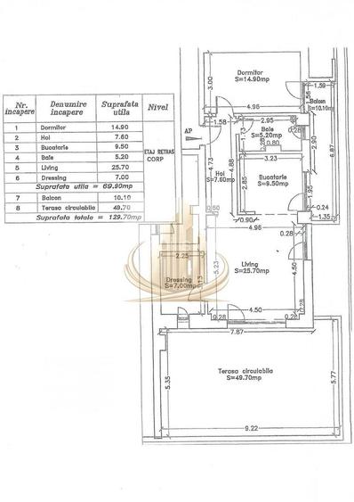 Penthouse - Iris - Armoniei 70mp si terasa 50mp - 7