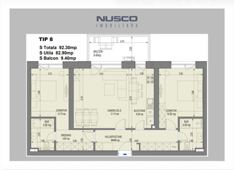 Vanzare 3 Camere Nusco City faza 2