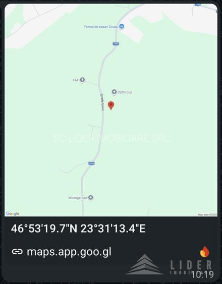 Teren intravilan de vânzare în Chinteni, 4501 mp cu front la drum județean - 8