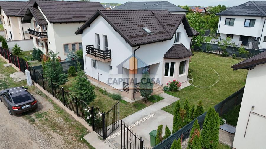 Vilă superbă de închiriat în Corbeanca (Sat Stratu) – Curte generoasă
