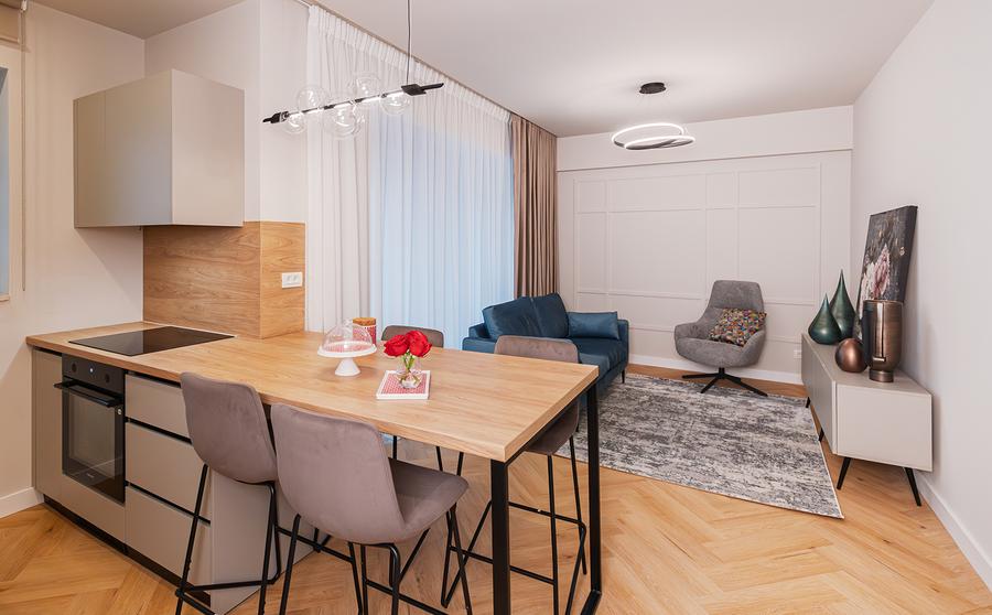 AFI Home North-2 camere,mobilat&utilat,prima inchiriere,+1 loc parcare