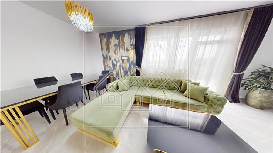 Penthouse superb cu 3 camere, 100 mp utili, terasa panoramica 110 mp