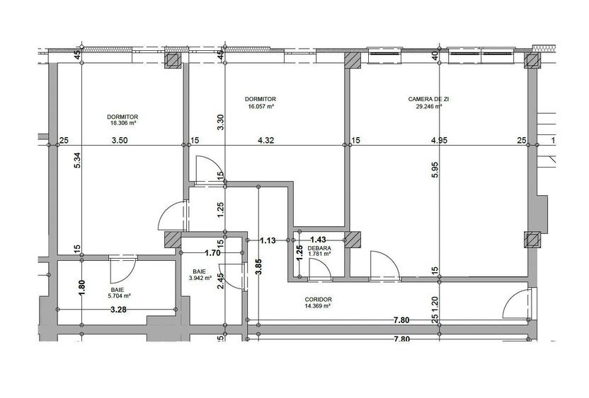 Apartament nou, ultracentral, 3 cam, 89,4 mp. 165 000 E (+TVA )