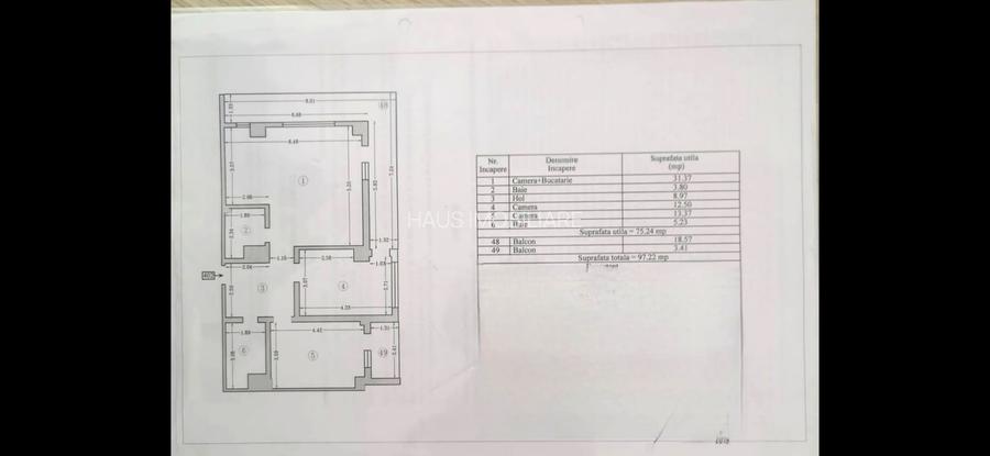 Apartament 3 camere mobilat utilat parcare inclusa HANUL CU PESTE - 11