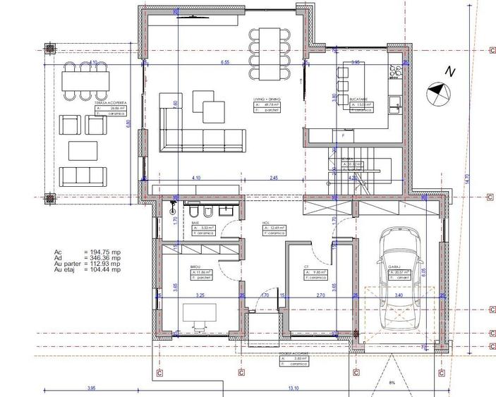 Casa individuala Feleacu cu teren de 700 m2
