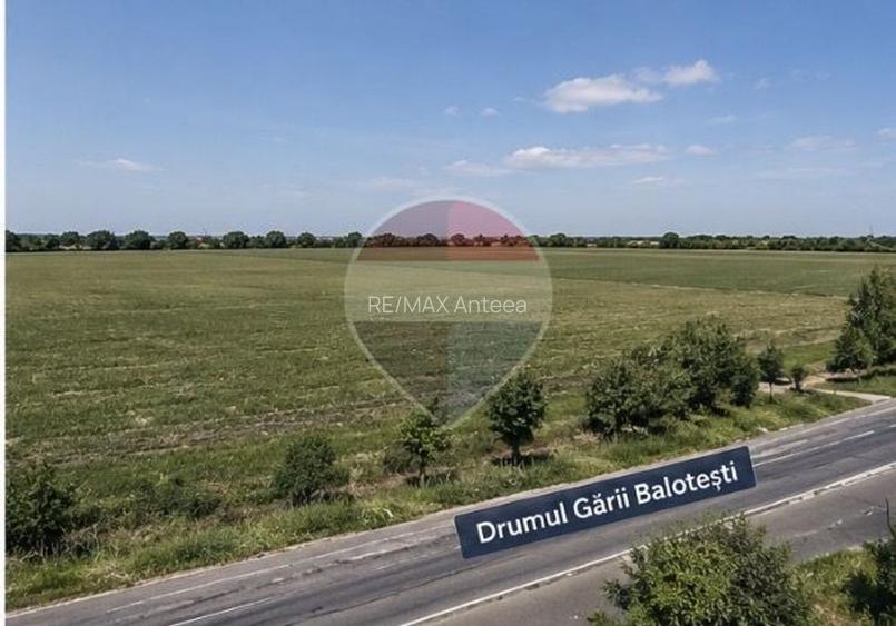 Teren intravilan 13.500 mp Otopeni | Aeroport | Drumul Gării Balotești