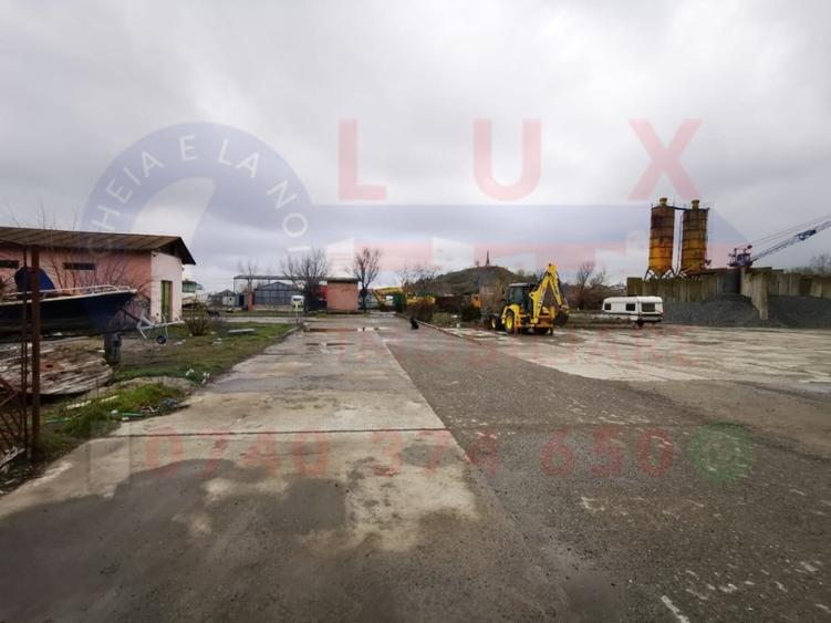 ID 9030 Teren industrial cu hale * Str Bacului