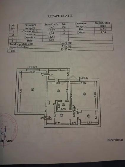 Apartament 2 camere Tomesti etajul 1