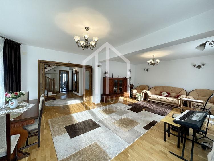Vila 8 camere,5 bai,garaj,poarta automatizata,360mp utili-zona Tilisca